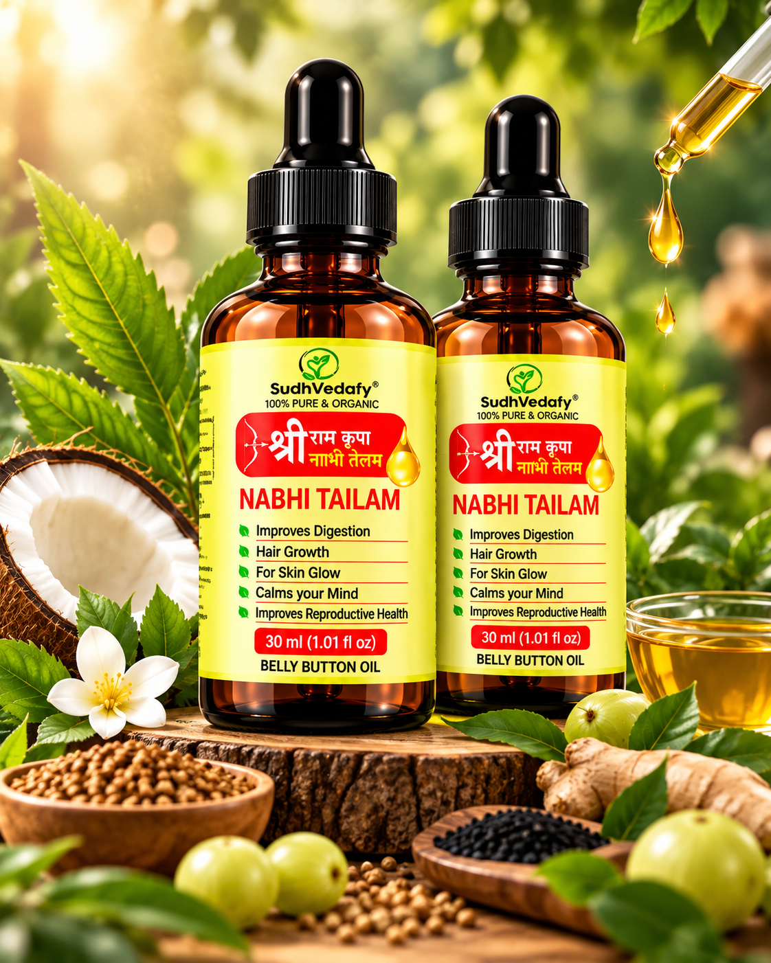 Sri Ram Kirpa Nabhi Tailam(Pack of 2)