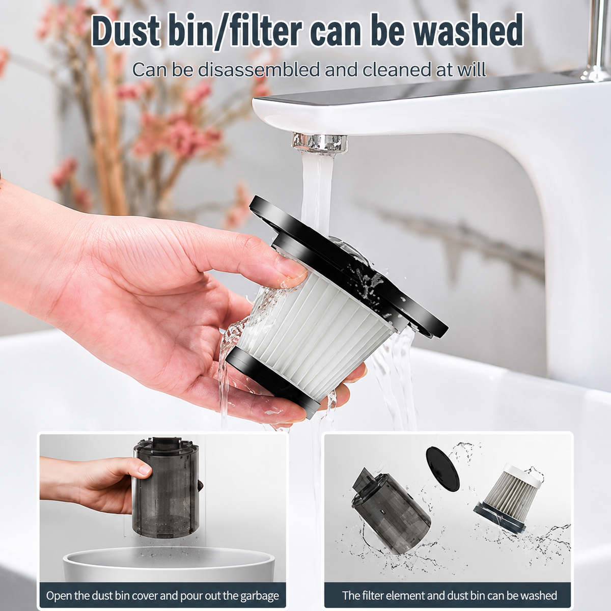 PocketVac™ 3-in-1 Handheld Vacuum Cleaner