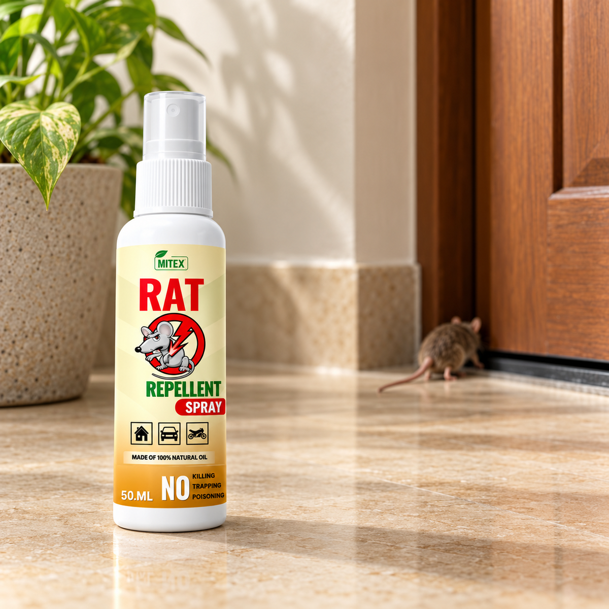 RatShield™ Buy 1 Get 2 Free – Rodent Repellent Spray | Pack of 3