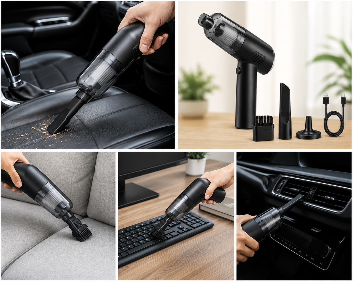PocketVac™ 3-in-1 Handheld Vacuum Cleaner